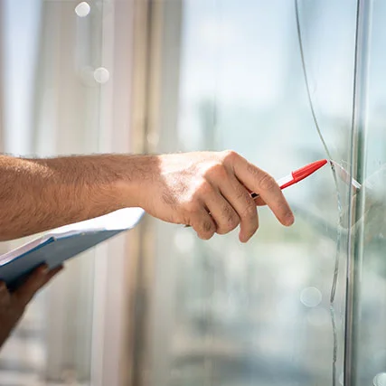 broken glass repair in Venice, FL